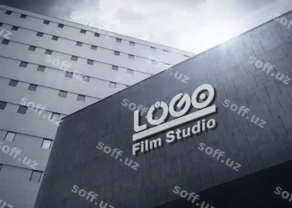 Binoni logotipi mockup | Building logo mockup