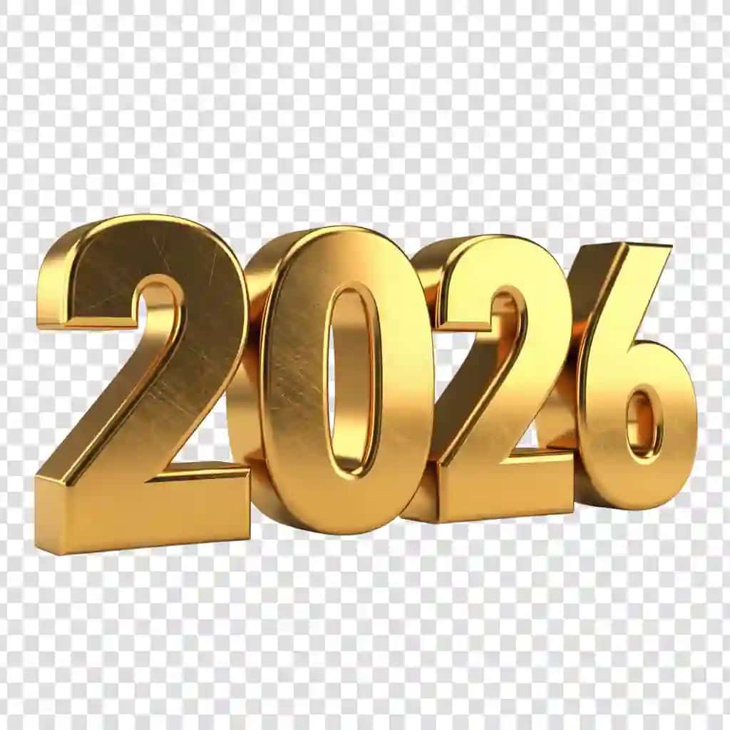 Oltin 2026 yaltiroq metall raqamli yil kelajakdagi oltin teksturasi | Golden 2026 shiny metallic numeral year future gold texture