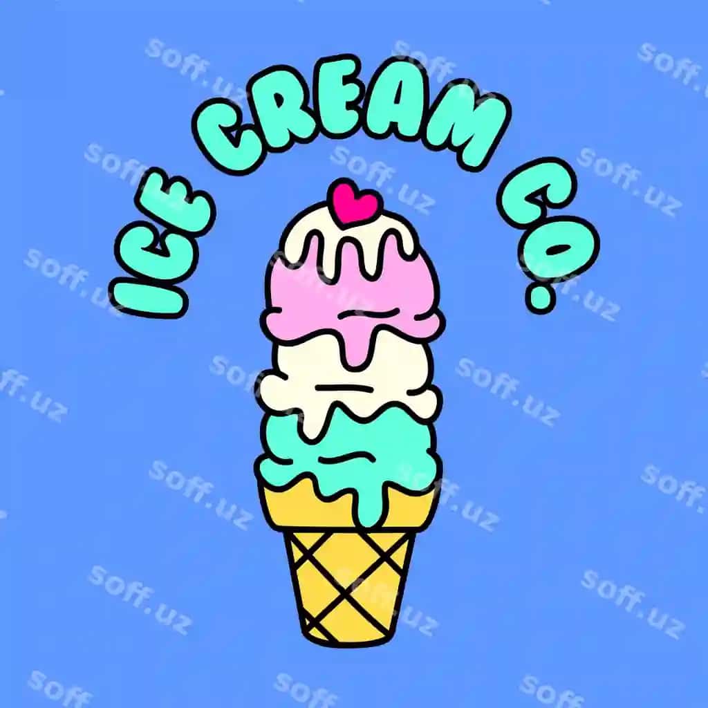 Yurak shaklidagi muzza konfetasi | Ice cream cone with heart top