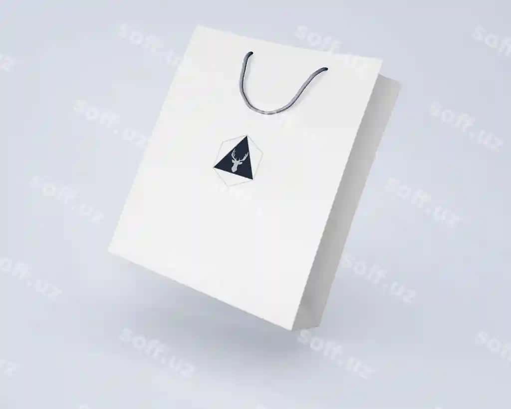 Sumka namunasi kommercheskaya faoliyat | Bag mockup merchandising