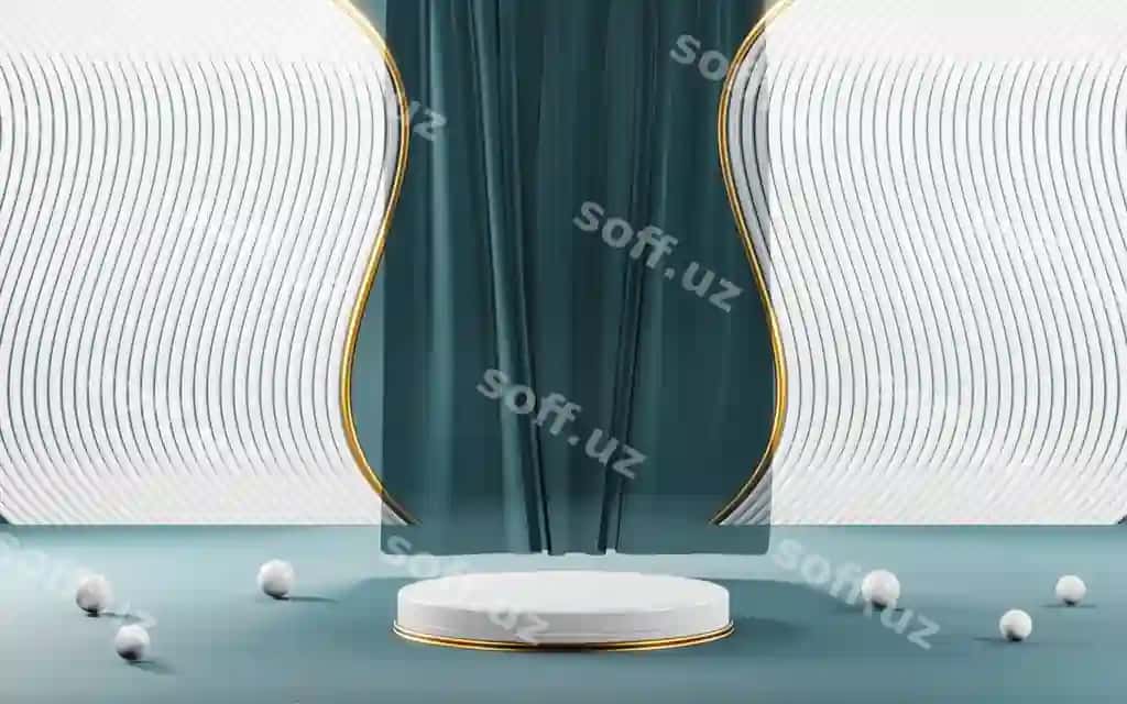 3d render qilish bo'sh mahsulot foni krem kossmetika zamonaviy ko'k pastel podium foni | 3d rendering blank product background cream cosmetics modern blue pastel podium background