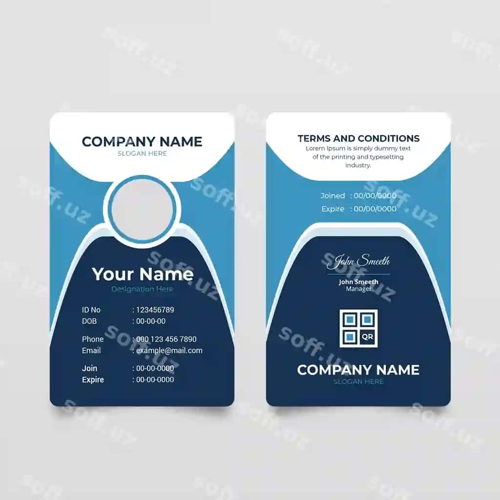 Ismingiz yozilgan ikkita tashrif qog'ozi | Two business cards with name your name them