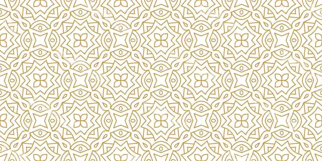 Oltin hashamatli choksiz vektor naqsh arabcha islom oltin gul | Golden luxury seamless vector pattern arabic islamic gold flower