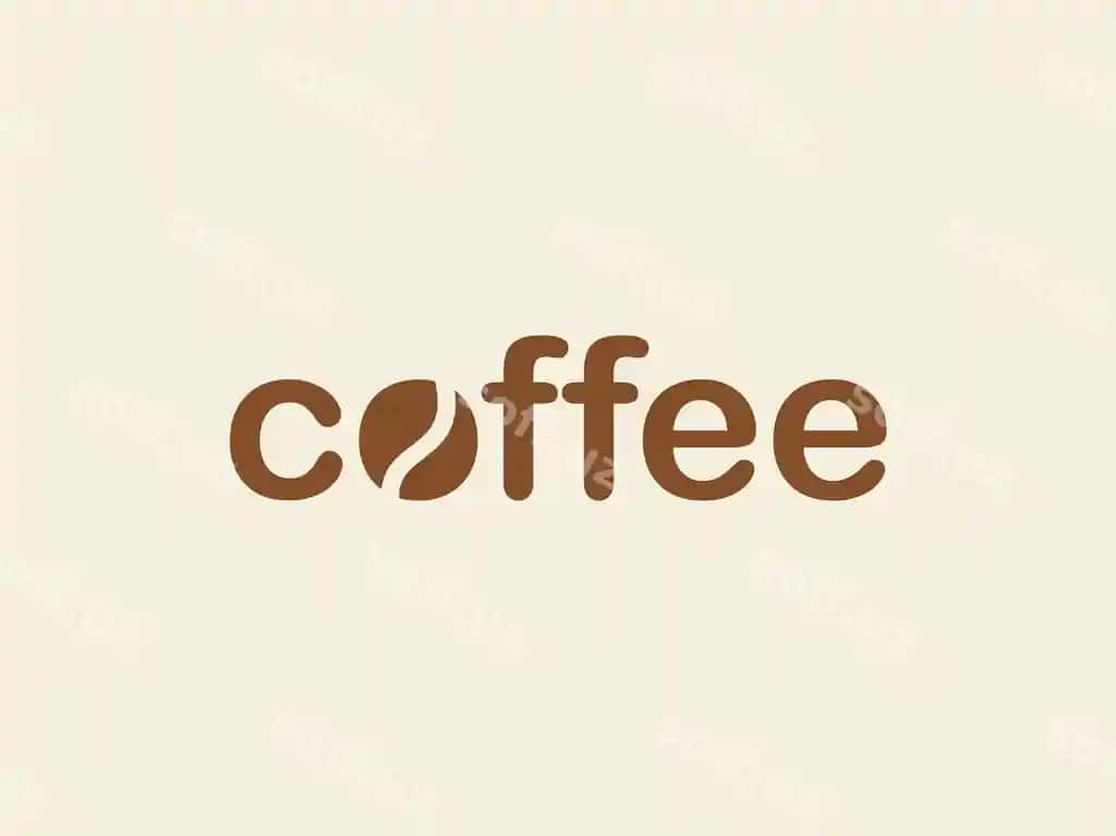 Zamonaviy soddalashtirilgan qahva loviya dizayni | Modern simplistic coffee bean design