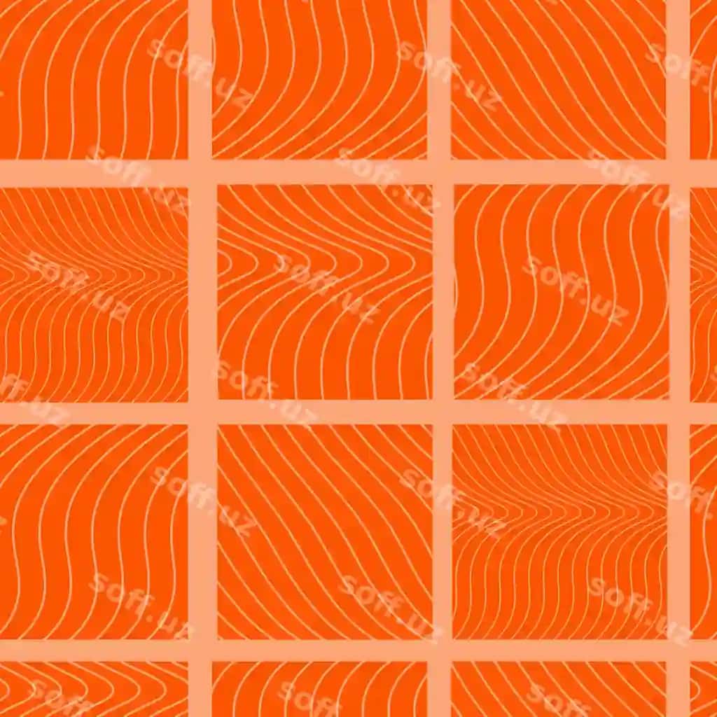 Choksiz tuzilish losos fileto go'sht qizil baliq choksiz naqsh baliq | Seamless texture salmon fillet meat red fish seamless pattern fish