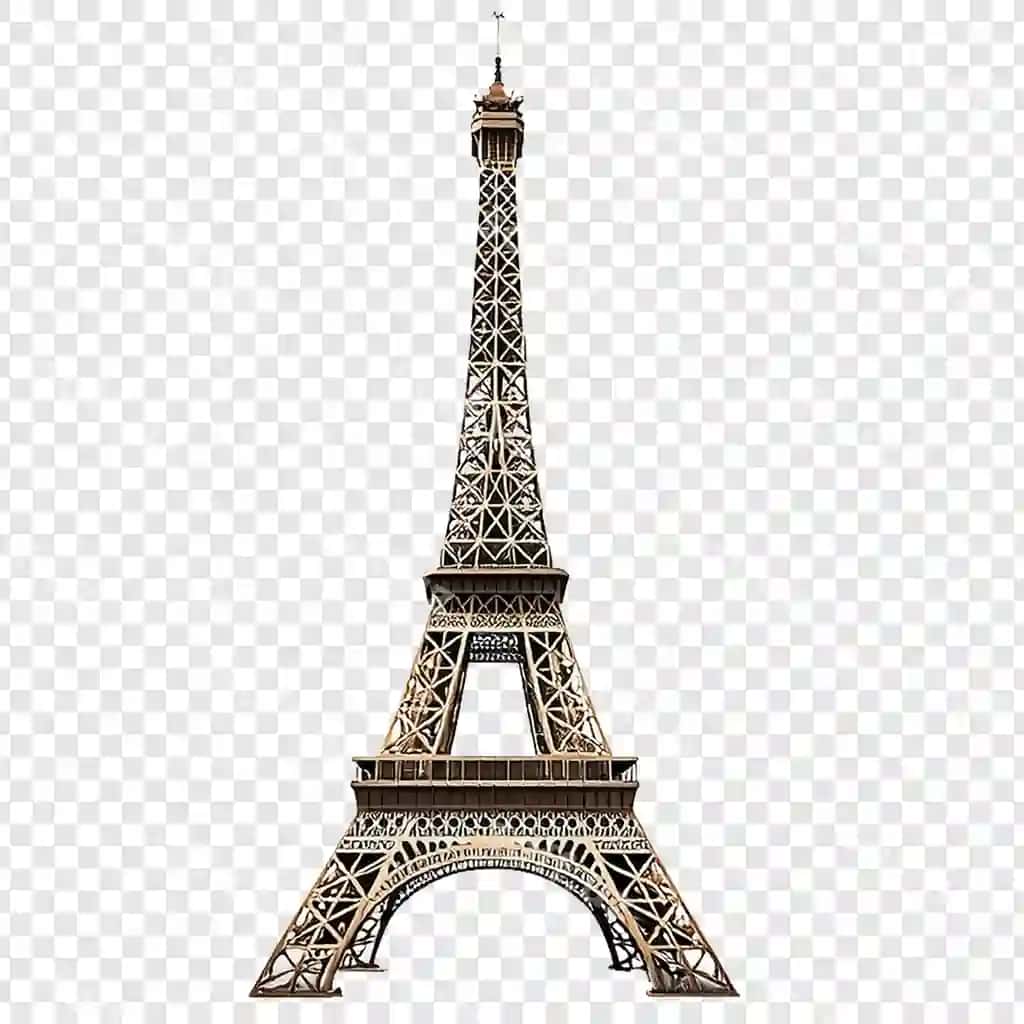 Eiffel shahsi yuqori aniqlikdagi video png oq fonda | Eiffel tower hd footage png white background