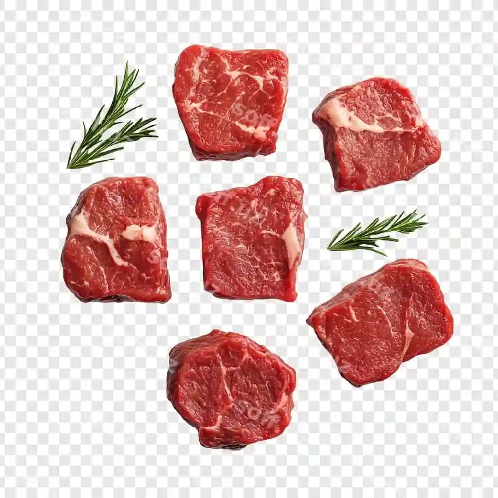Yangi xom mol go'shti bifteklari | Fresh raw beef steaks