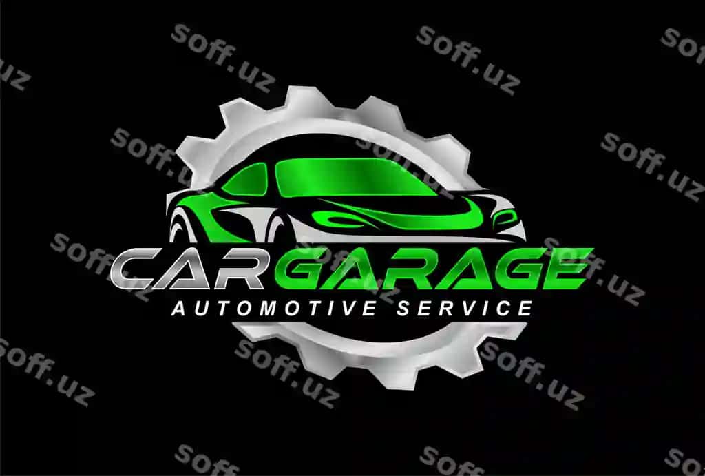 Avtomobil uchun avto garaj logotipi kontseptsiyasi premium zamonaviy dizayn | Car auto garage logo concept premium modern design