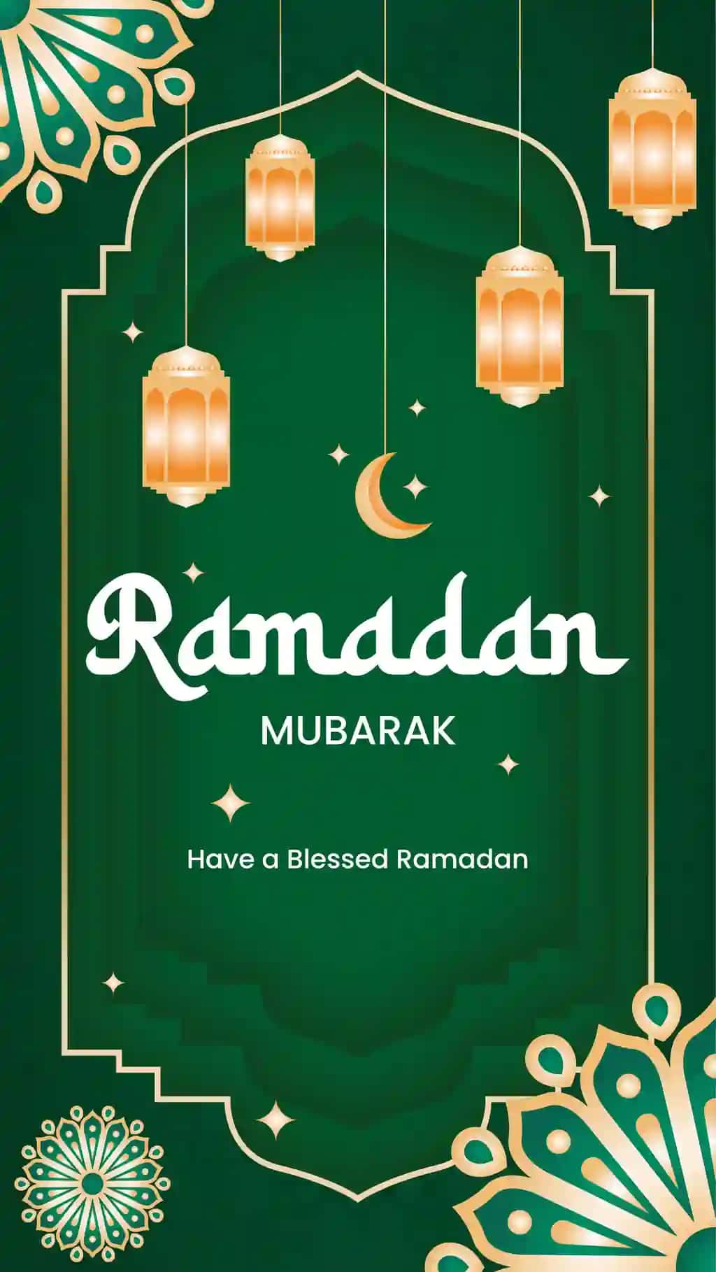 Ramazon hayiti muborak islom festivali vertikal plakat shabloni | Ramadan eid mubarak islamic festival vertical poster template