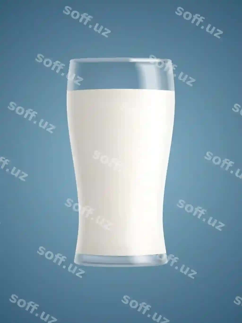 Realistik shisha sut ko'k | Realistic glass milk blue