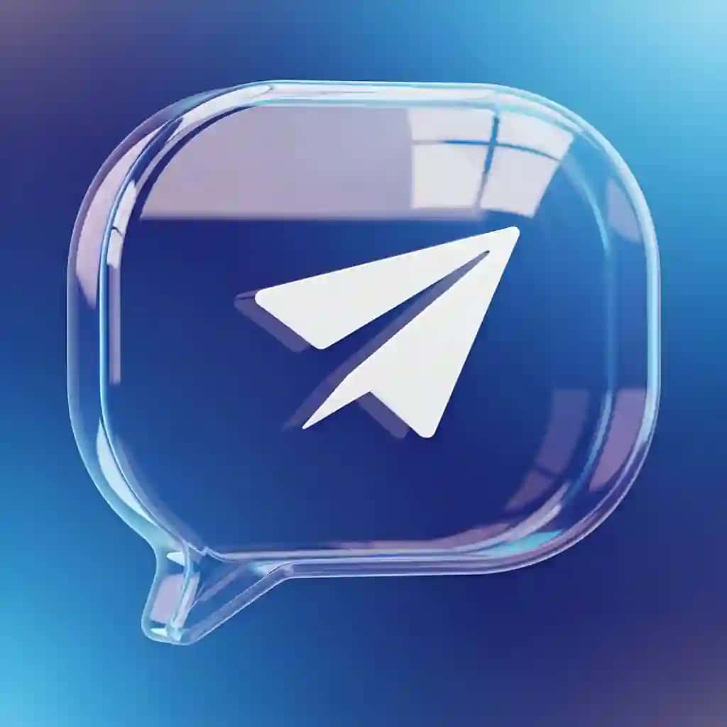 3D shisha qog'ozli samolyot belgisi bilan shaffof chat pufakchasi | Transparent chat bubble with 3d glass paper plane icon