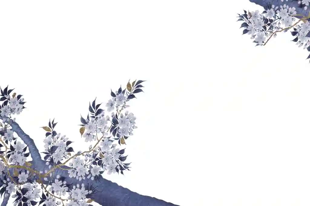 Indigo ko'k gulli ramka dizayn elementi | Indigo blue floral frame design element