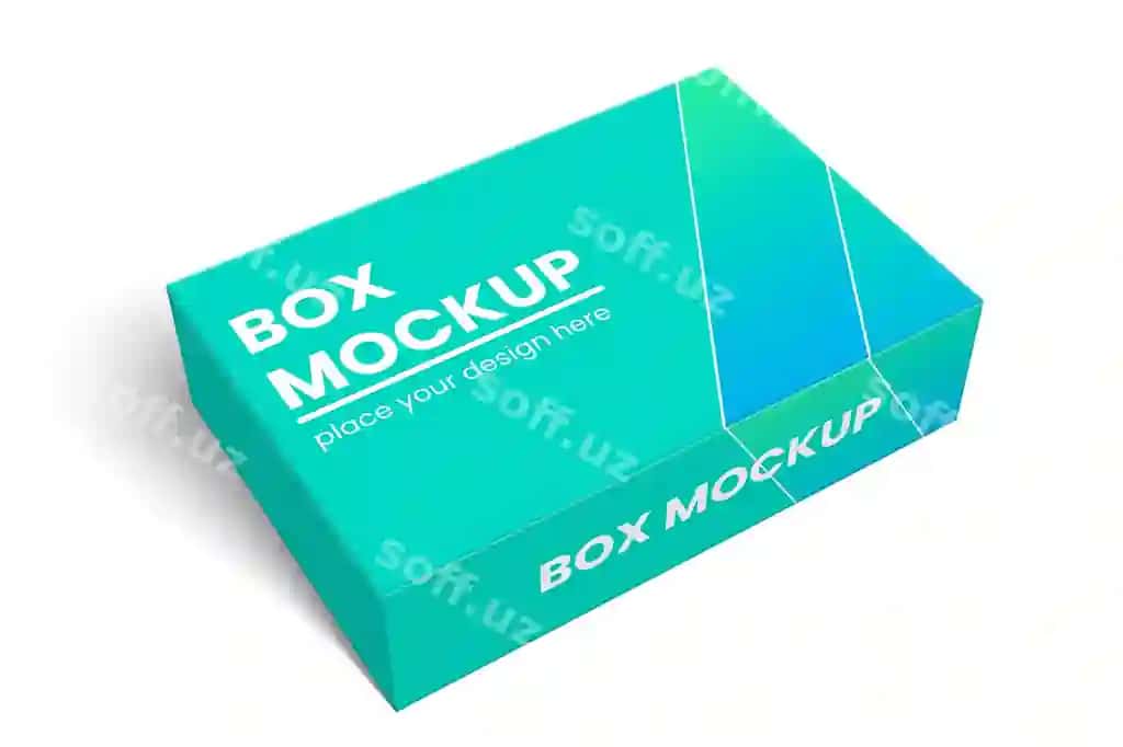 Psd mahsulot qadoqlash qutisi dizayningizni maket qiladi | Psd product packaging box mockup your design