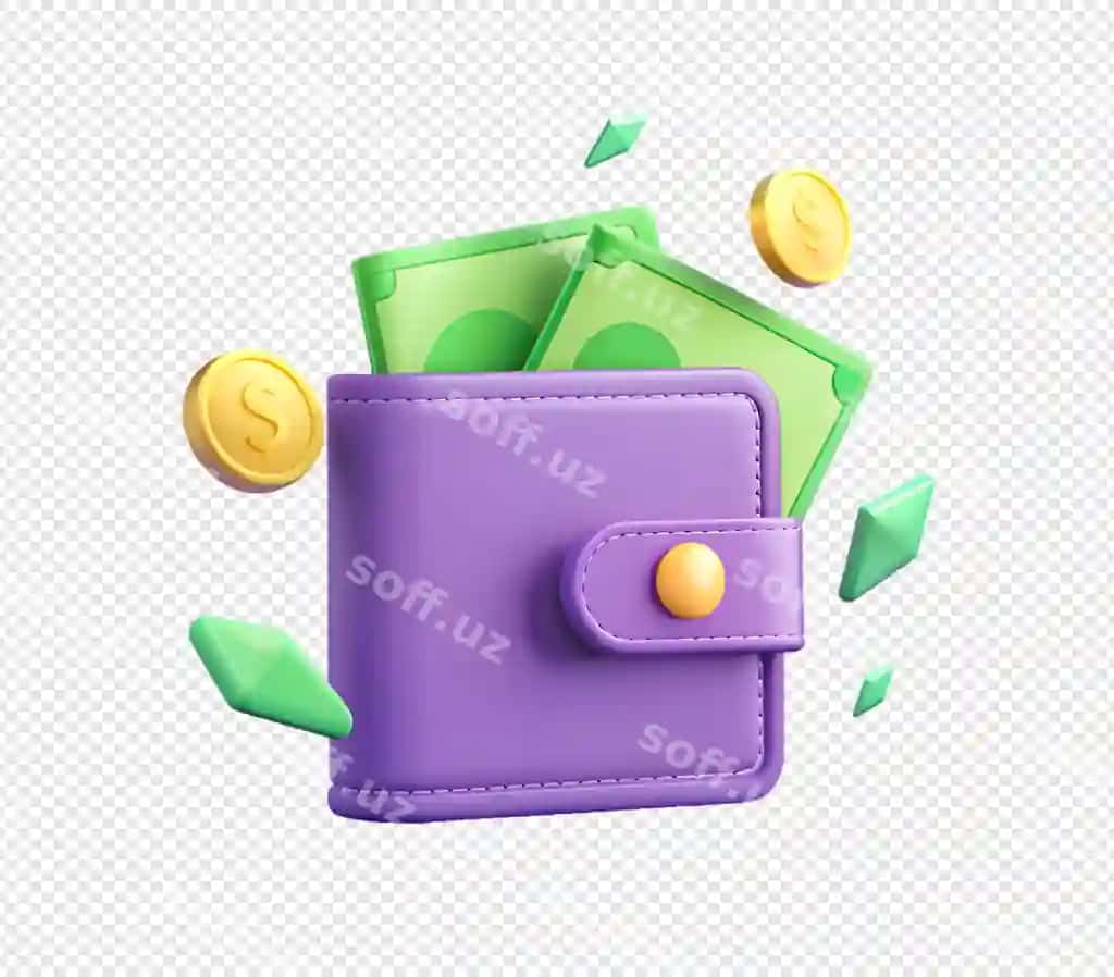 Binafsha kismat ichida ko'plab pul | Purple wallet with bunch money it
