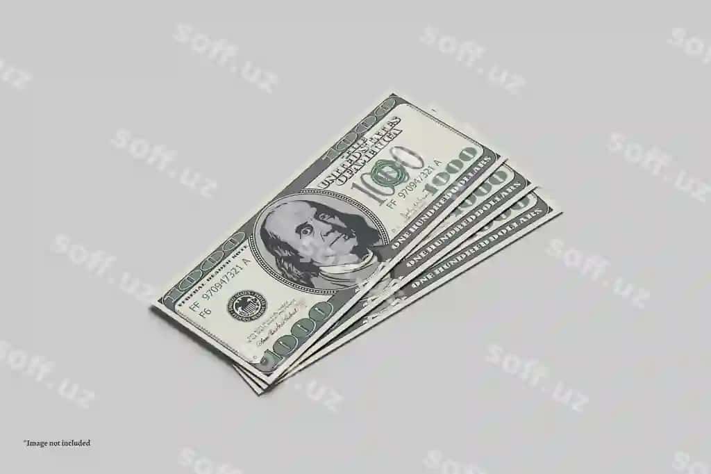 Naqd pul maketi | Money cash mockup