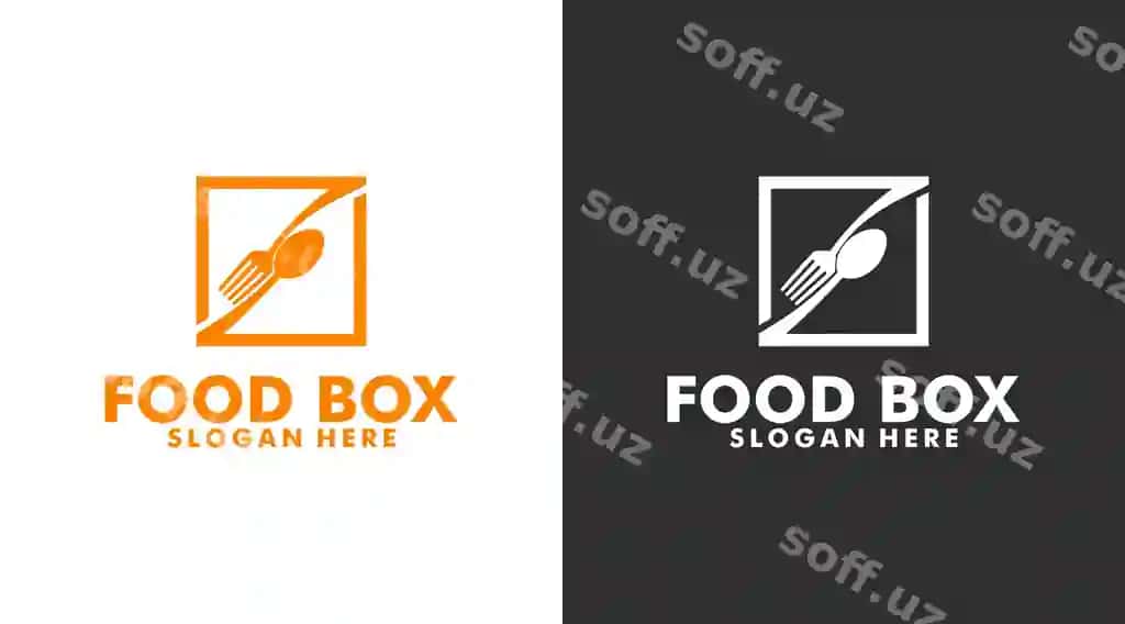 Oziq logotip dizayn shablon vektor kafe restoran emblema | Food logo design template vector cafe restaurant emblem