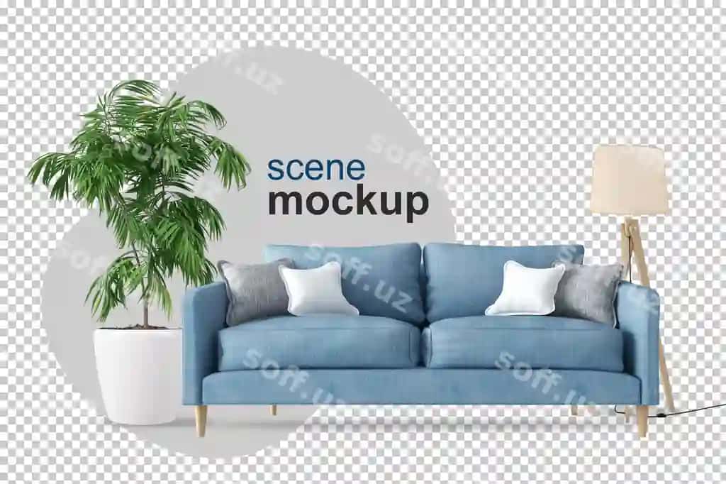 Ichki bezatish to'plami 3D renderlash | Interior decoration set 3d rendering