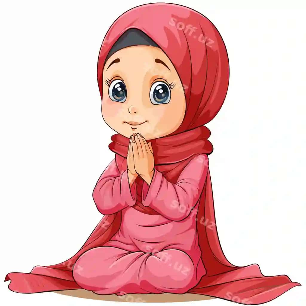 Karyokatdagi kichik qiz qizil rob, rasmga ega chaqaloq qiz qizil kiyim kiygan. | Cartoon little girl red robe with picture baby girl wearing red
