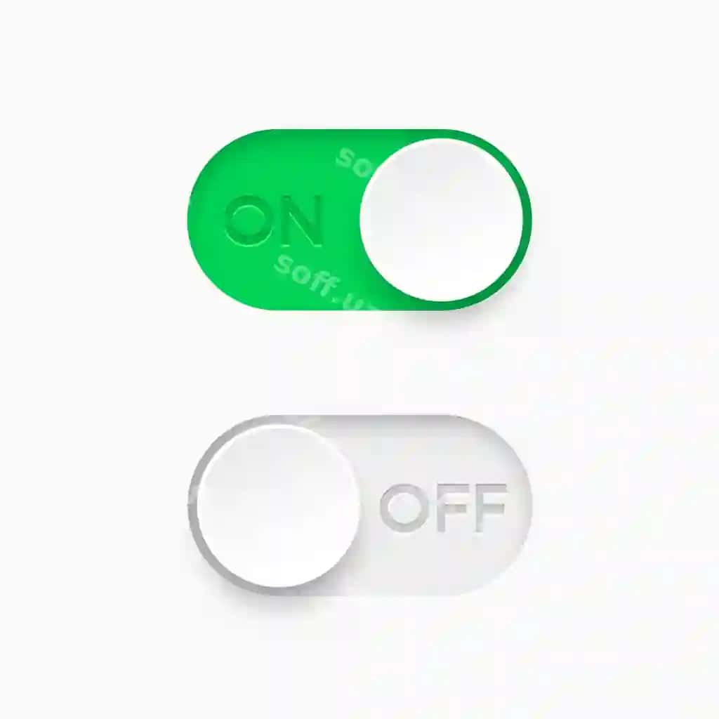O'chirish tugmachalari | Off toggle switch buttons