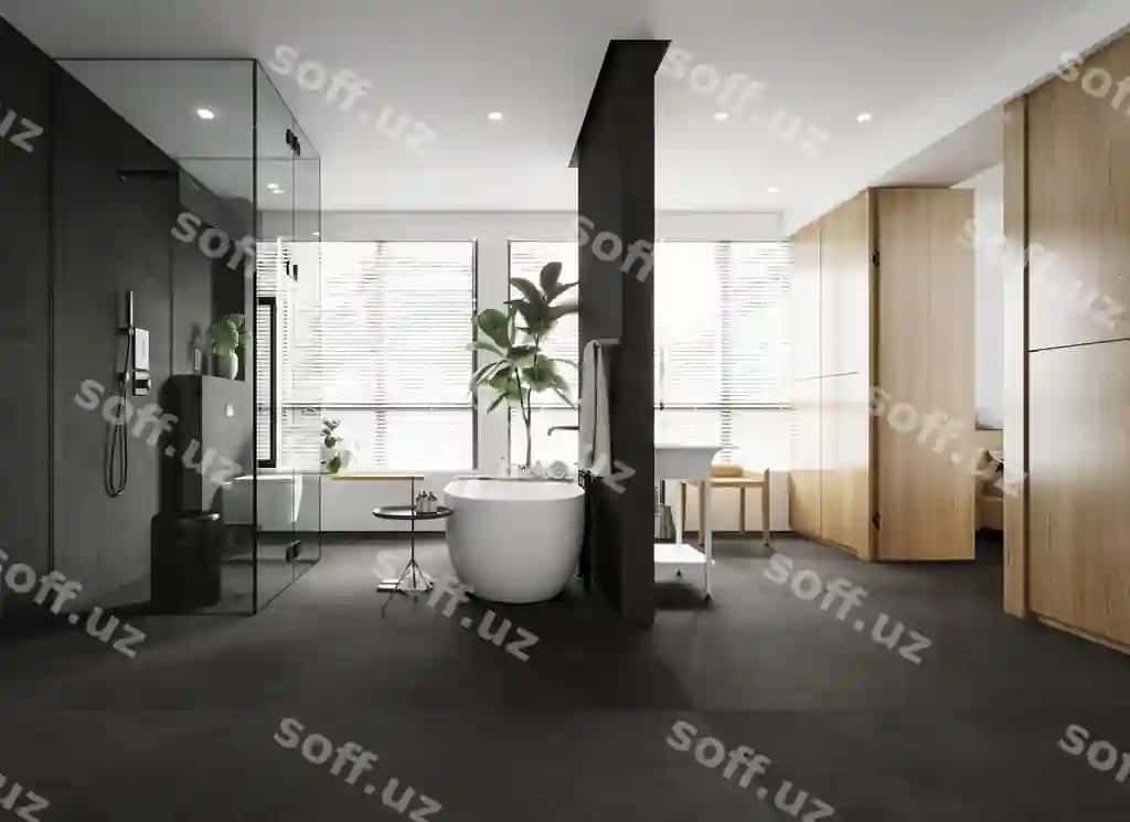 Zamonaviy minimalistik hammom dizayni | Modern minimalist bathroom design