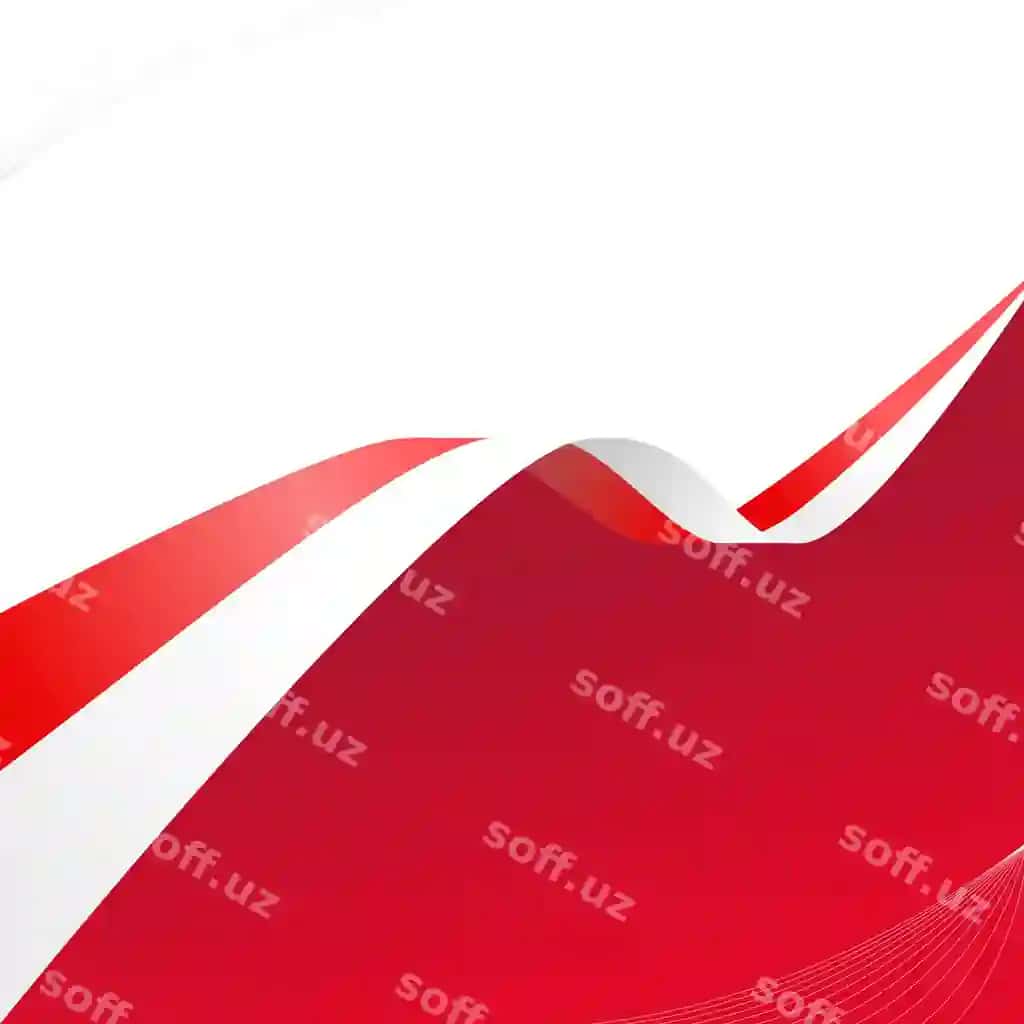 Kuloli qizil oq abstraktsion vektor orqa fon Indoneziya matni uchun nusha joyi bilan | Wavy red white abstract vector background with copy space text indonesia