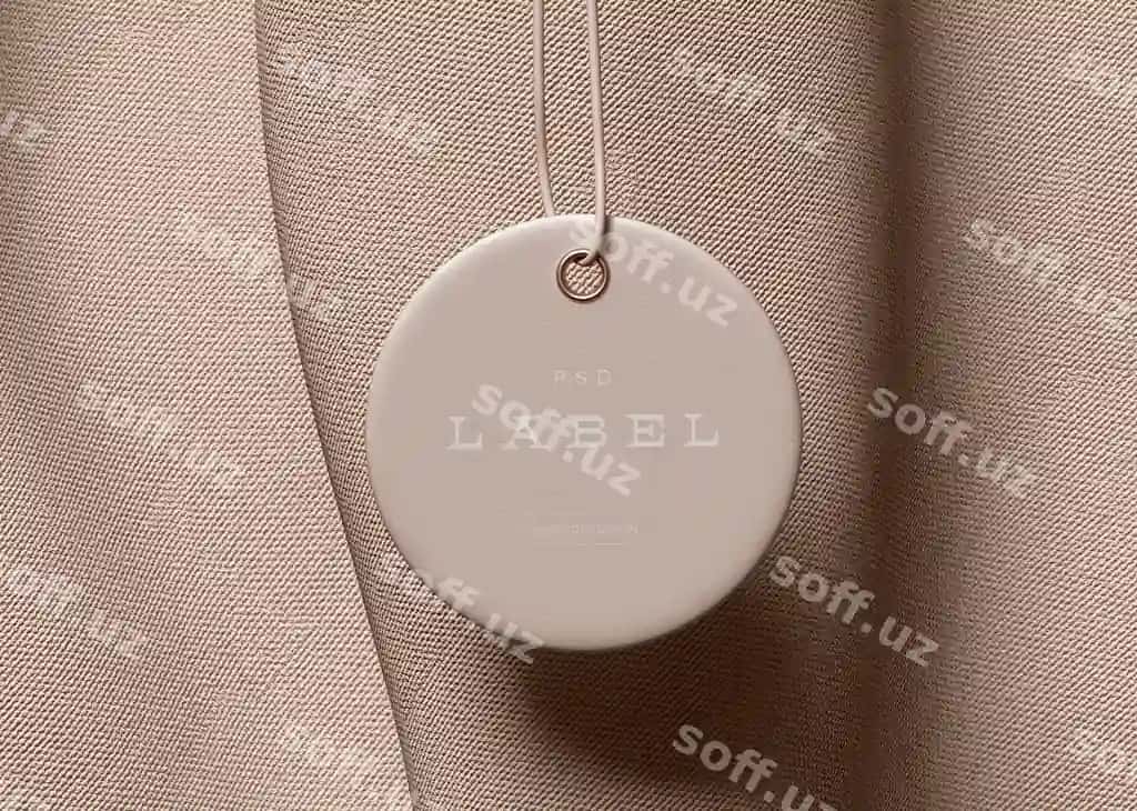 Yorliq yorlig'i maketi | Label tag mockup