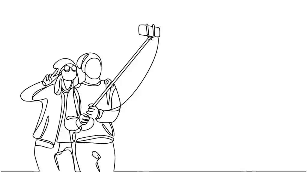 Xalqaro do'stlik kuni bilan tabriklaymiz, kontseptsiya bo'yicha uzluksiz bitta chiziqli chizma | Happy international friendship day concept continuous one line drawing