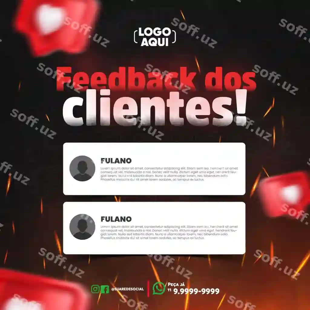 Post Ijtimoiy tarmoqlar Burger Instagram shablon dizayni Portugalcha Marketing | Post social media burger instagram template design portuguese marketing