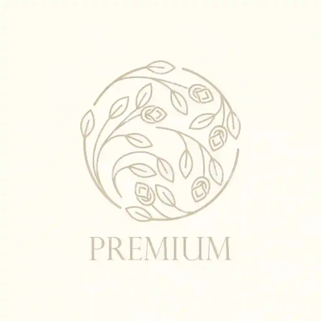 Abstrakt emblema logotipi gulli gulli logotip chiziq uslubidagi oltin logotip vektori | Abstract emblem logo flower floral logo line style gold logo vector
