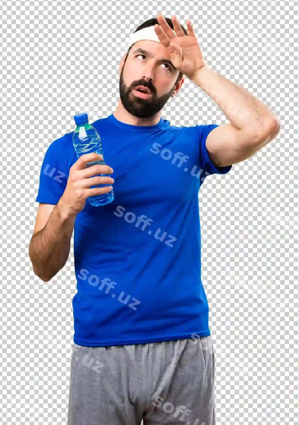 Gulsum sportchi shisha suo bilan | Funny sportsman with bottle water