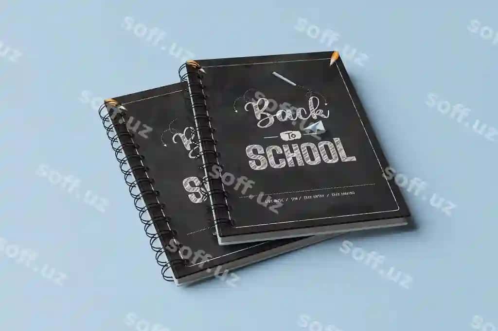 Spirallik notebook mockup | Spiral notebook mockup