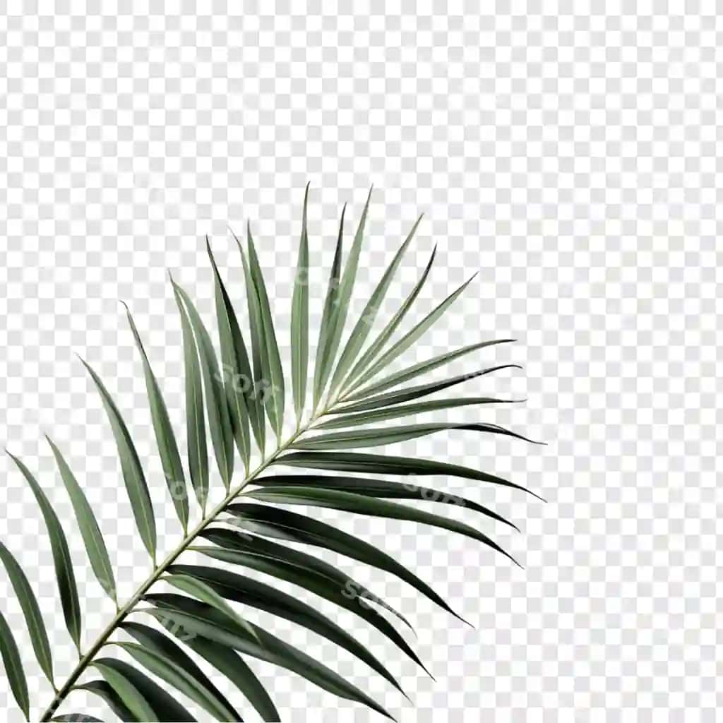 Yam-yashil palma barglari tropik barg ekzotik botanika yozi | Lush green palm frond tropical leaf exotic botany summer