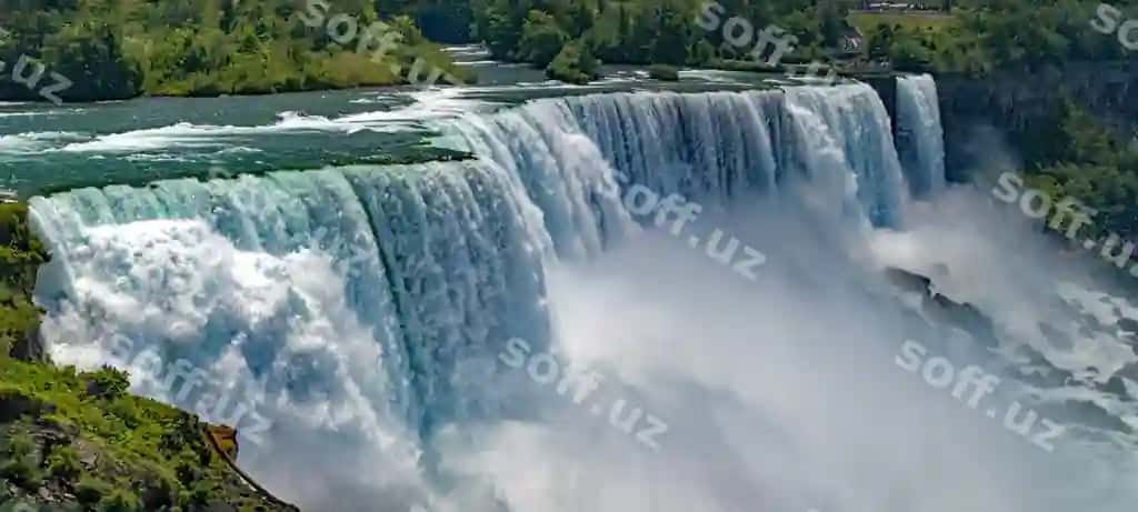 Manzarali ko'rinishli shirin chiqindi | Scenic view waterfall