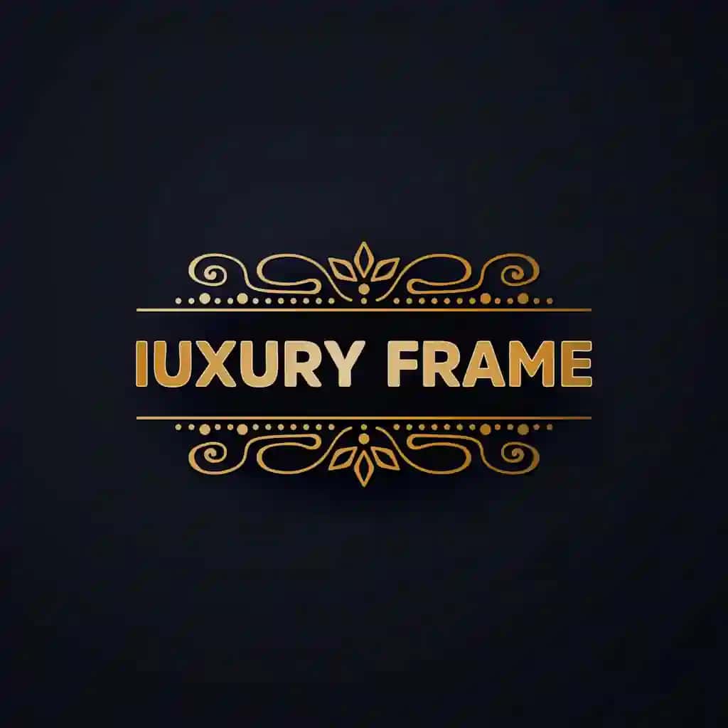 Dekorativ hashamatli ramka | Ornamental luxury frame