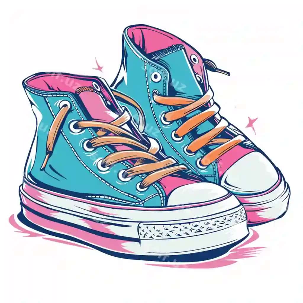 Oyoq vektor oyoq dizayni illustratsiya ikonka moda ajraltirilgan uslub | Shoe vector footwear design illustration icon fashion isolated style