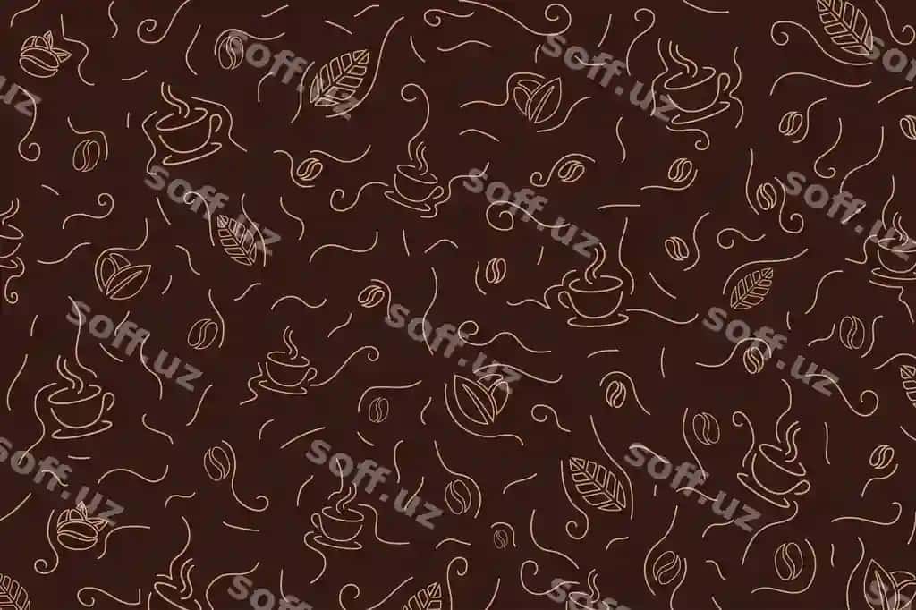 Kofe vektor jigarrang rangli naqshli orqa fonda devor paramidasi dunyo | Coffee vector with brown color pattern background wallpaper world