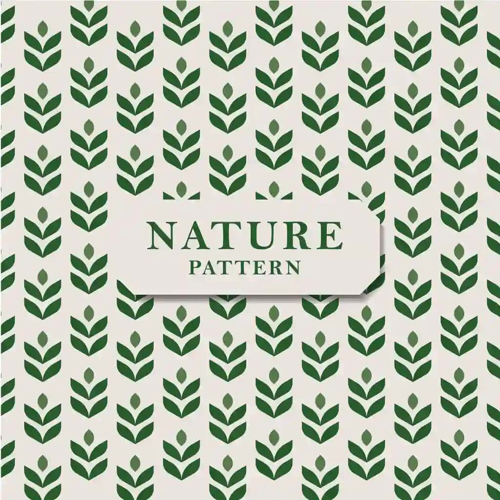 Yashil barglar naqshli to'qimalarning barglari naqshli tabiat naqshlari | Nature pattern with green leaves pattern texture leaves pattern