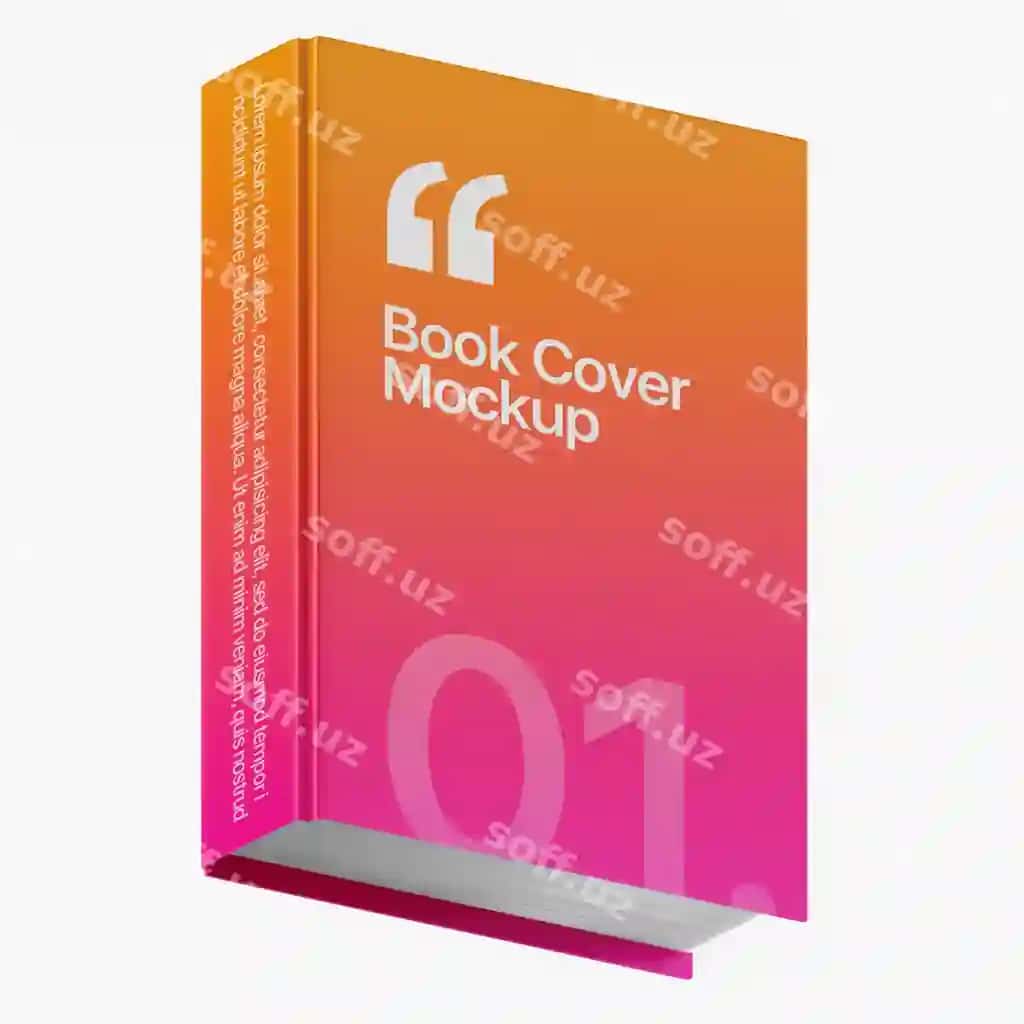Kitob varaqi mockup | Book cover mockup