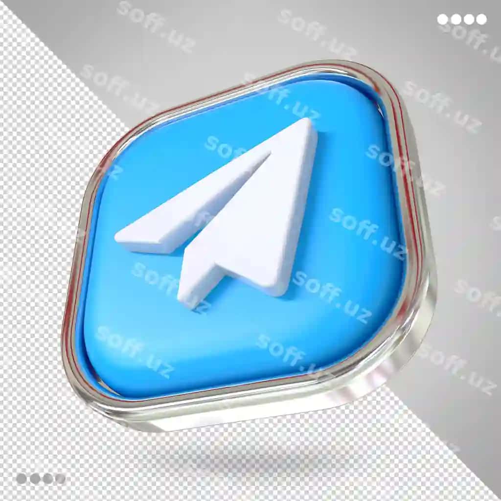 Telegram logotipi ijtimoiy media 3D uslublari | Telegram logo social media 3d styles