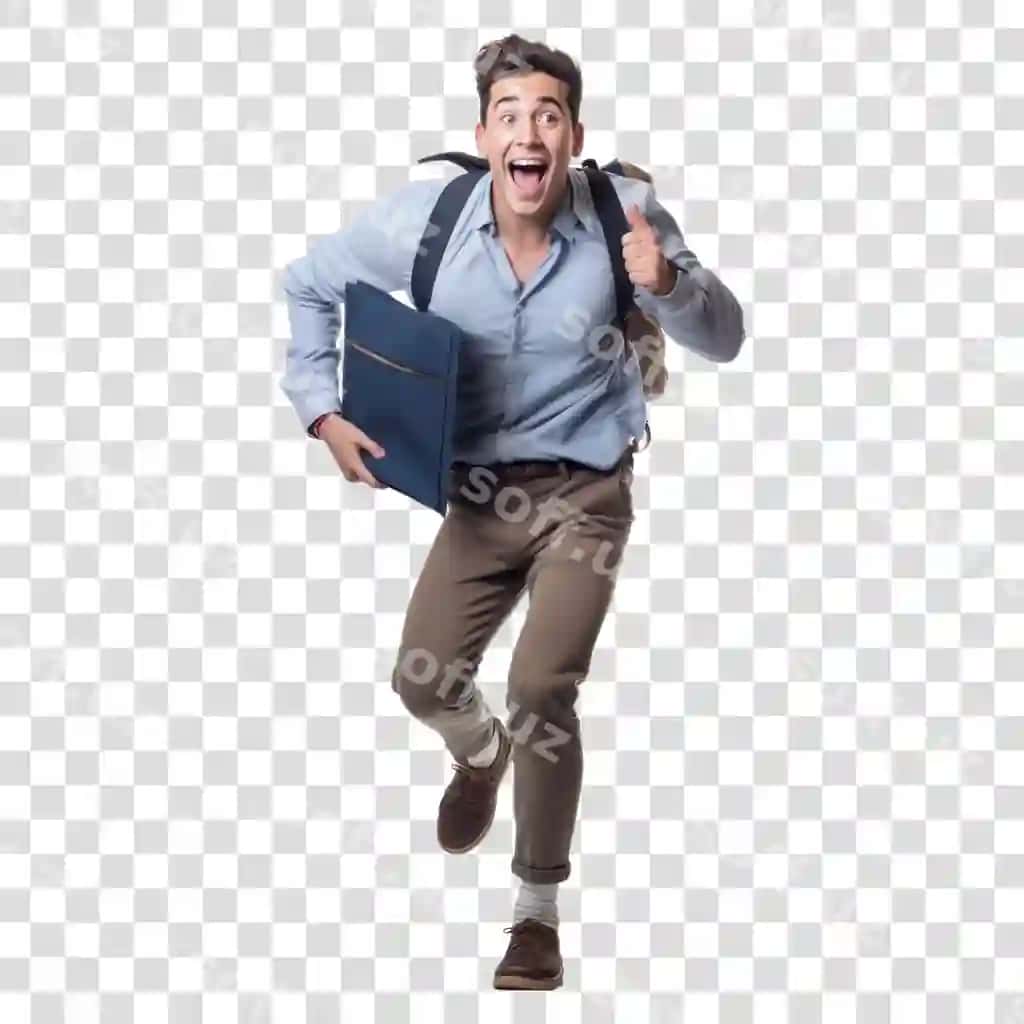Erkak talaba kattalar oq fonida baqiradi | Male student shouting adult white background