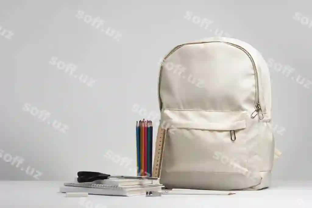 Maktab rucagi mockup mockup dizayn | School backpack mockup mockup design