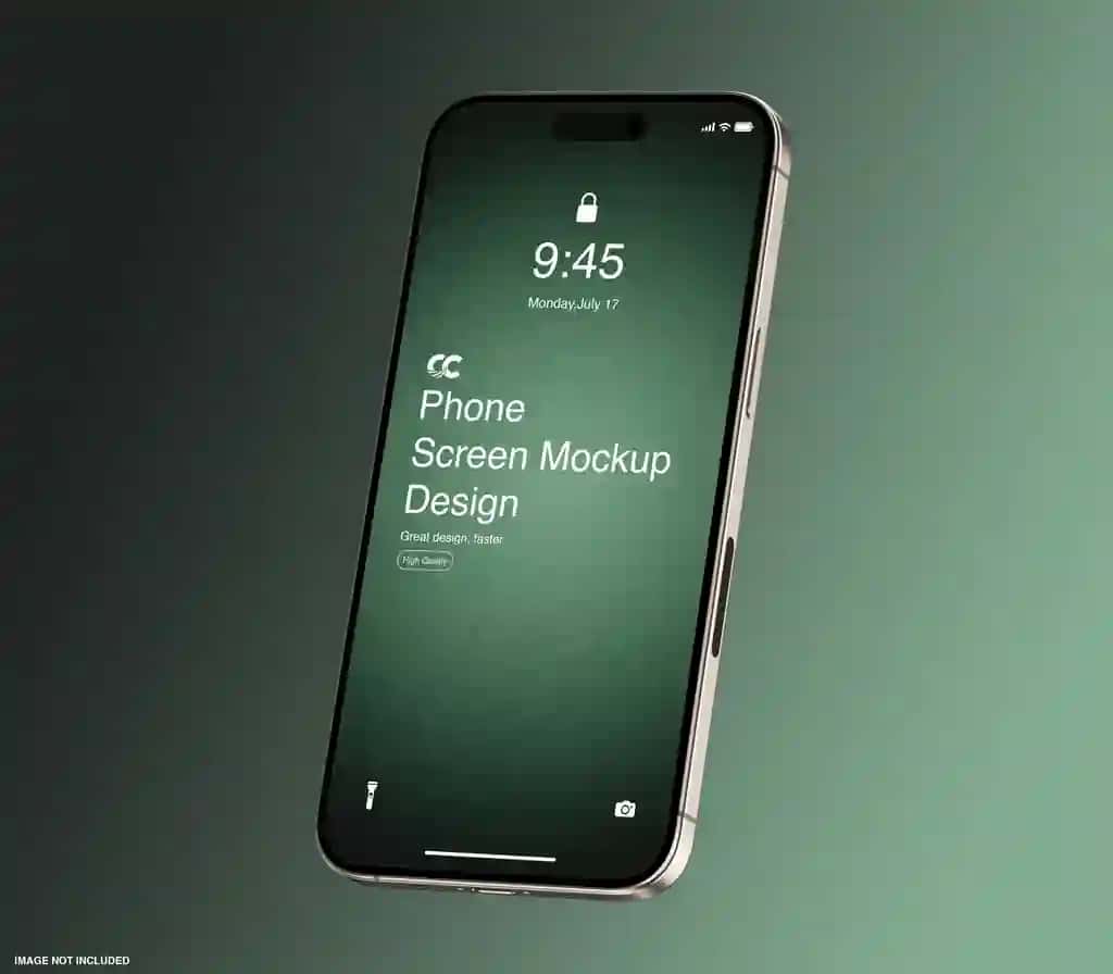 Suzuvchi yangi smartfon maketi | New smartphone mockup floating