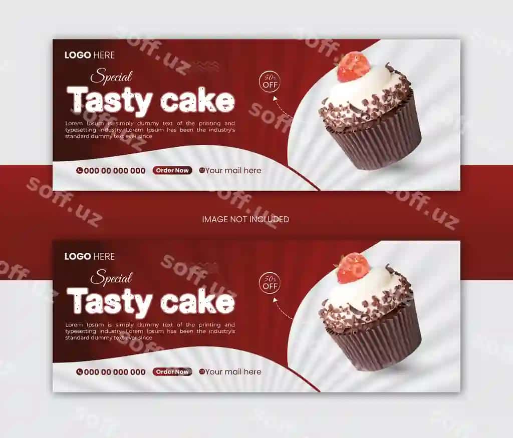 Kek facebook qopqog'i dizayni | Cake facebook cover design