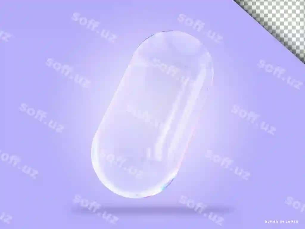 Dispersiya steklo abstrakt shakl 3d illustratsiya | Dispersion glass abstract shape 3d illustration