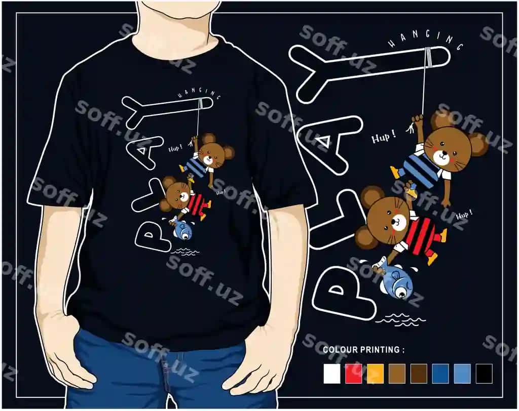 O'yin asib vektor sichqon karykatura illustratsiyasi dizayn grafik bosma | Play hanging vector mouse cartoon illustration design graphic print