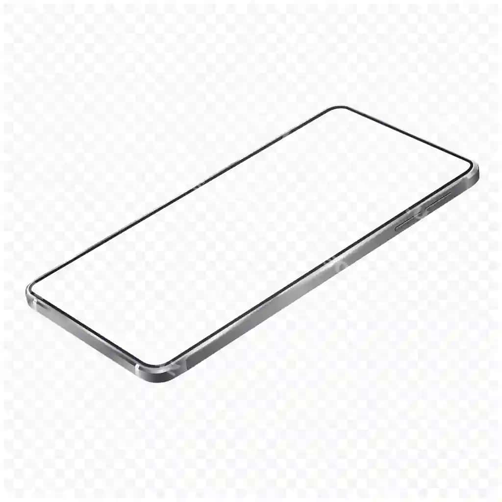 Smartfon realistik shablon | Smartphone realistic template