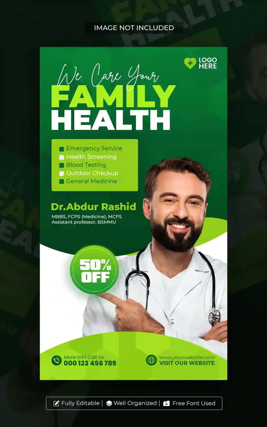 Raqamli marketing agentligi korporativ facebook instagram hikoya shabloni | Digital marketing agency corporate facebook instagram story template
