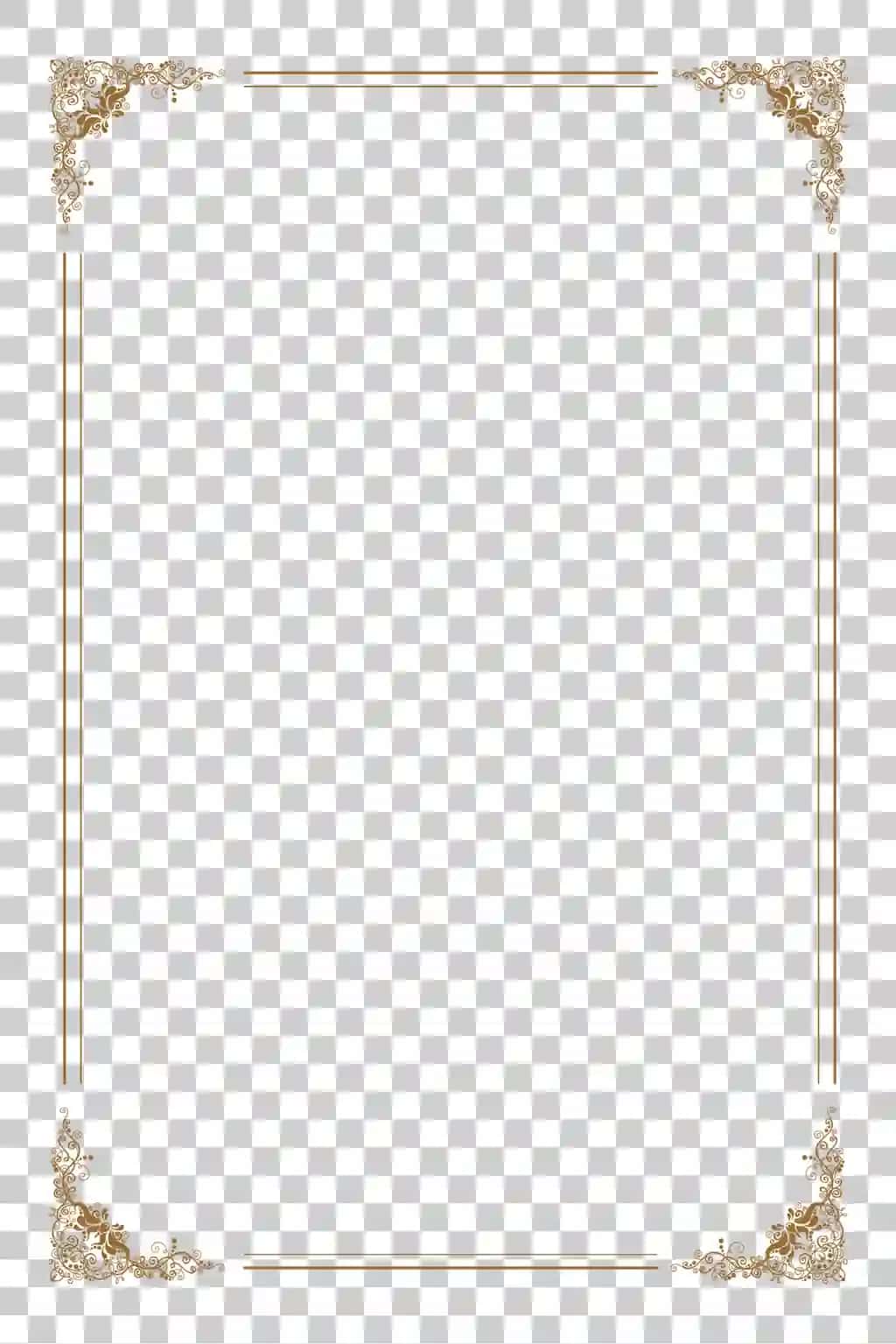 Nafis oltin ramka dizayni | Elegant gold frame design
