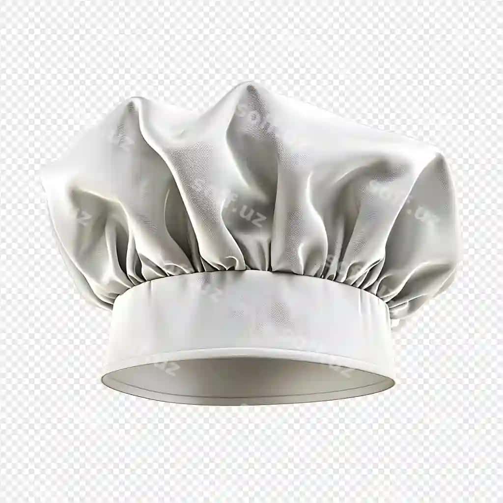 Oshpaz boshlig'i ajraltirilgan shaffof fon | Chef hat isolated transparent background