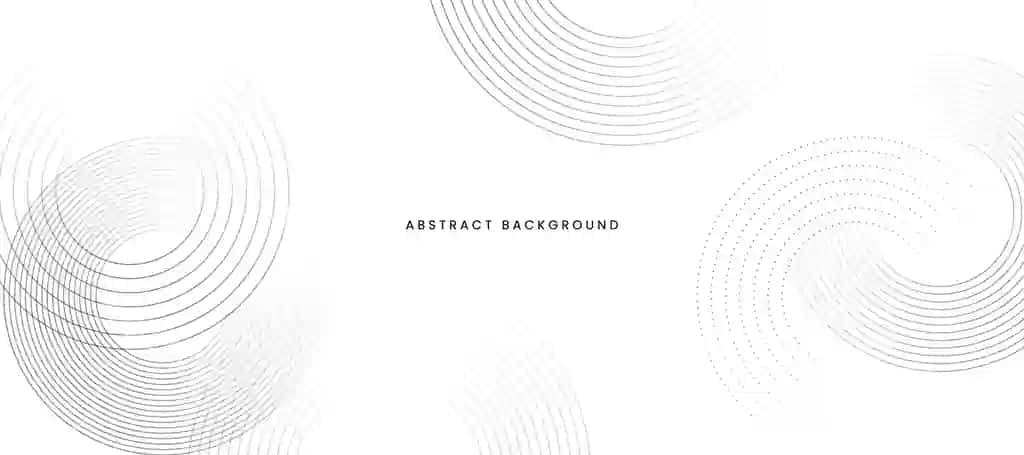 Oq abstrakt minimalist fon doira chiziqlar nuqta naqsh bilan | White abstract minimalist background with circle lines dot pattern